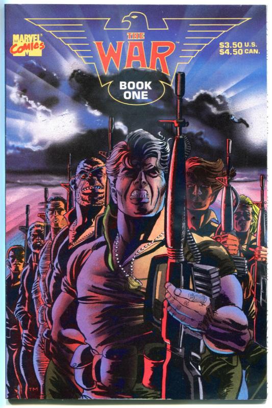 THE WAR #1 2 3 4, NM, Tom Morgan, Military, 1989, 1-4 set, more Marvel in store