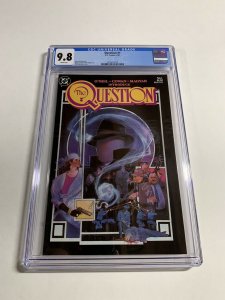 The Question 1 Cgc 9.8 Dc Comics 