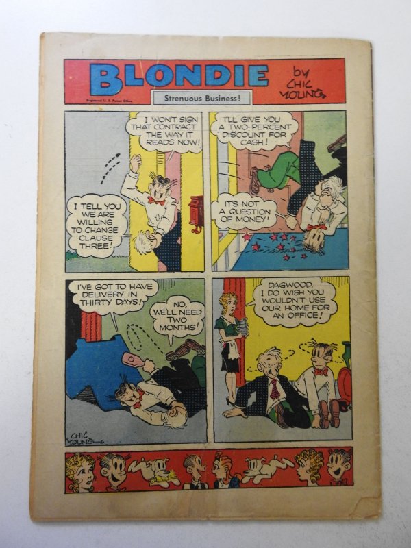 Magic Comics #113 (1948) VG- Condition cover detached top staple