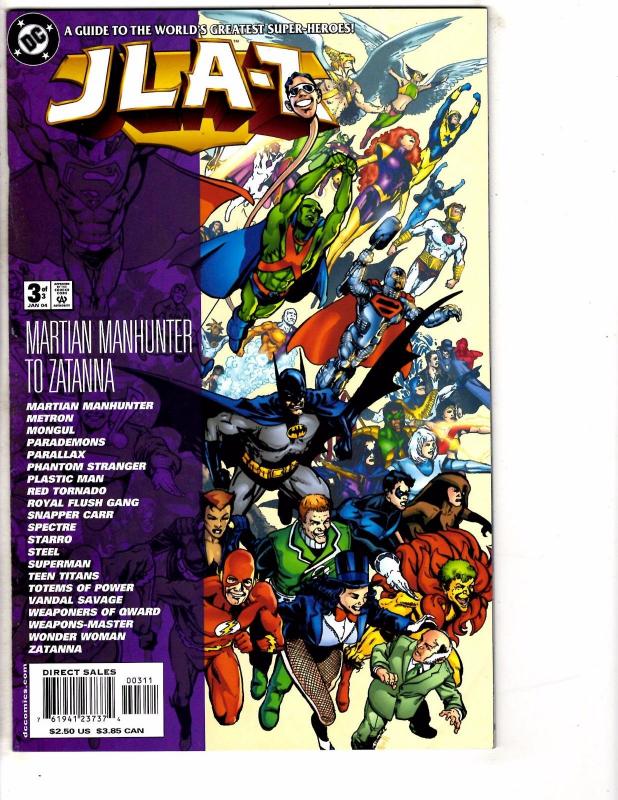 JLA-Z Complete DC Comics Limited Series # 1 2 (2) 3 Batman Flash Superman J210