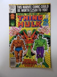 Marvel Two-in-One Annual #5 (1980) FN+ condition