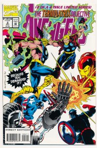 Avengers the Terminatrix Objective (1993 Marvel) #1-4 VF/NM Complete series