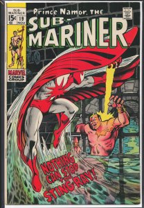 Sub-Mariner #19 (1969) Namor the Sub-Mariner [Key Issue]