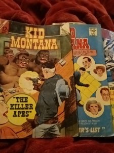 Kid Montana 39 43 46 Charlton Western Horror Comic Lot Run Set The killer apes