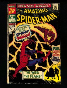 Amazing Spider-Man Annual #4 Human Torch! Mysterio!