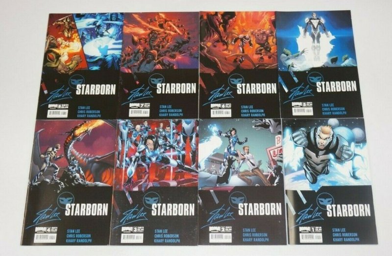 Stan Lee's Starborn #1-12 VF/NM complete series - B variants - chris roberson 