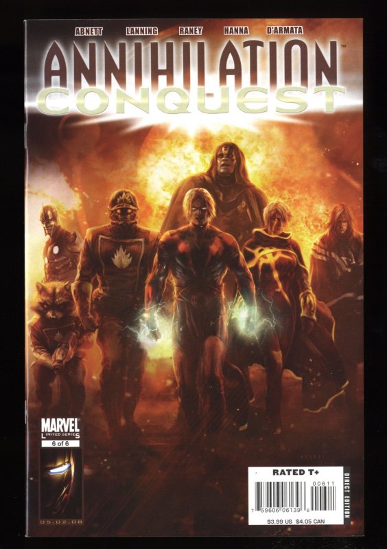 Annihilation: Conquest #6 NM 9.4 1st New Guardians of the Galaxy!