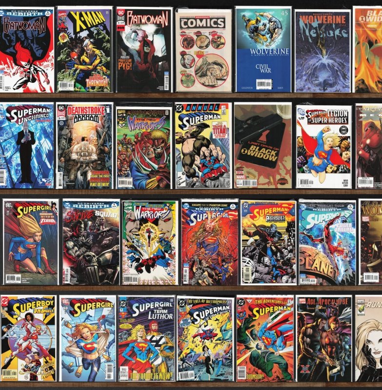 Huge Lot 140+ Comics with Supergirl, Ultimate X-Men, Action Comics & More!