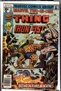 Marvel Two-in-One #25 Whitman Variant (1977) Iron Fist