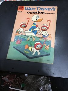 Z Walt Disney's Comics & Stories #223 (1959) Kite flying by Barks! VG-