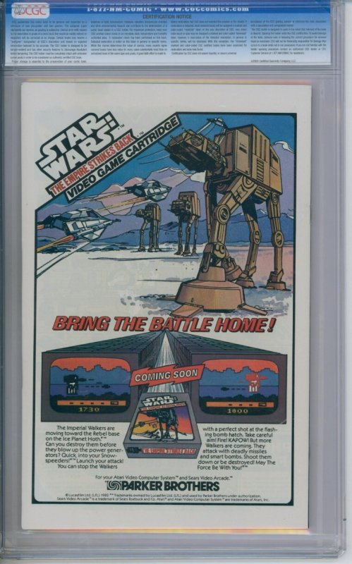 Marvel Comics Daredevil #187 CGC 9.2 Frank Miller