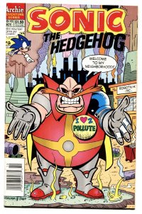 Sonic The Hedgehog #15  1992 - Archie  -VF - Comic Book