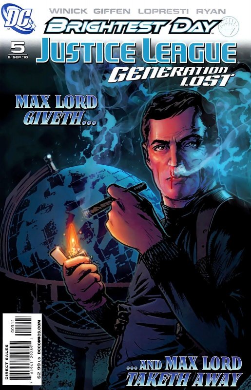 JUSTICE LEAGUE: GENERATION LOST #05 (2010) TONY HARRIS | DIRECT SALE