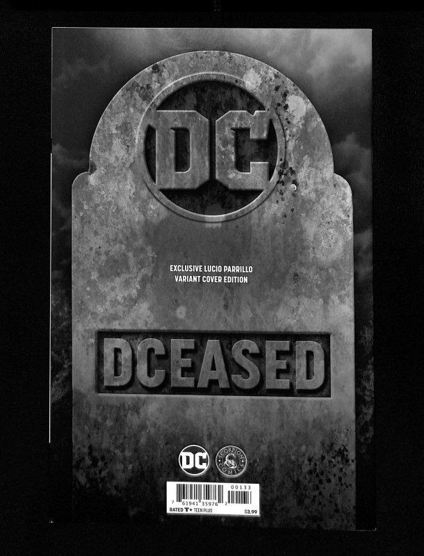 DCeased #1 Parillo Virgin Variant Cover B