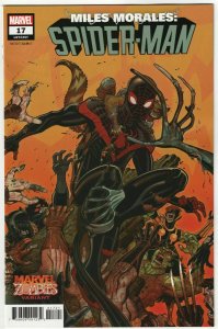 Miles Morales Spider-Man #17 Bradshaw Zombies Variant (Marvel, 2020) NM