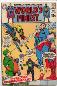 World's Finest Comics #190 Superman and Batman and Robin
