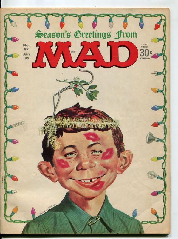 MAD Magazine #92-1965-Mingo-Drucker-Ricard-Coker-FN