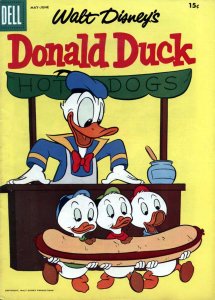 Donald Duck (Walt Disney's) #53A VG ; Dell | low grade comic May 1957 15 Cents C