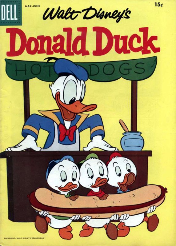 Donald Duck (Walt Disney's) #53A VG ; Dell | low grade comic May 1957 15 Cents C