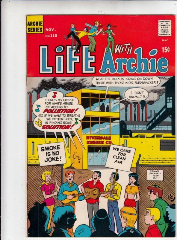 Life with Archie #115 (Nov-71) NM- High-Grade Archie, Jughead, Betty, Veronic...