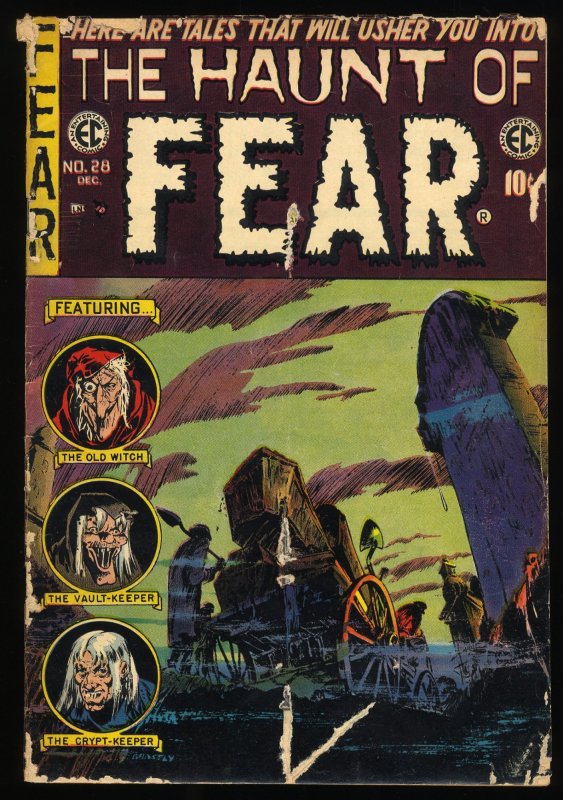 Haunt of Fear #28 GD/VG 3.0 Graham Ingels Cover Art! Witch's Cauldron!