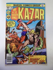 Ka-Zar #20 (1977) FN+ Condition