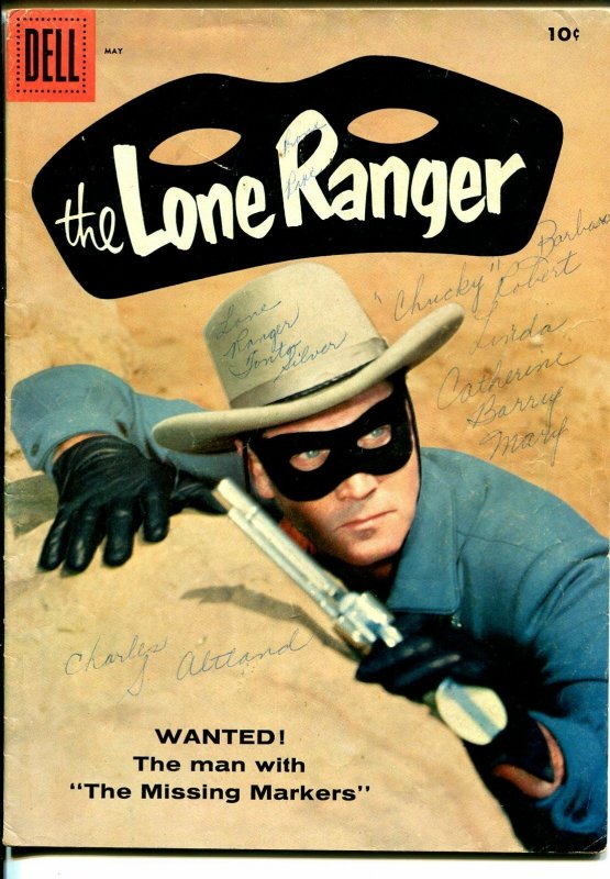 Lone Ranger #119 1958-Dell-Clayton Moore photo cover-VG 