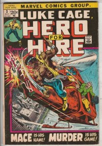 Luke Cage Hero for Hire #3 (Oct-72) FN/VF Mid-High-Grade Luke Cage