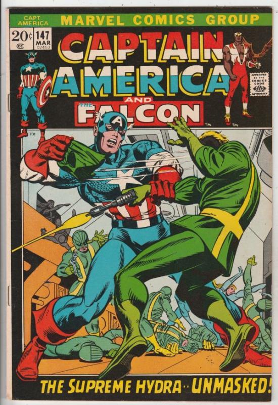 Captain America #147 (Mar-72) NM- High-Grade Captain America