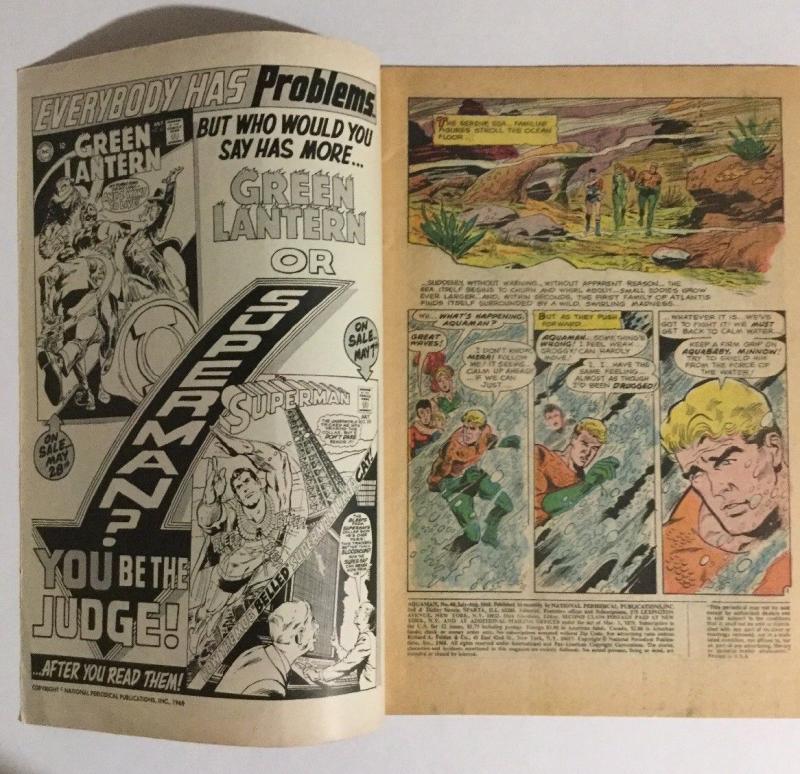 Aquaman 40 Vg- Very Good- 3.5 Silver Age