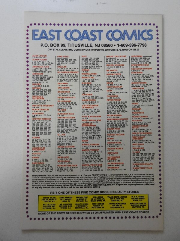 Longshot #6 (1986) VF Condition!