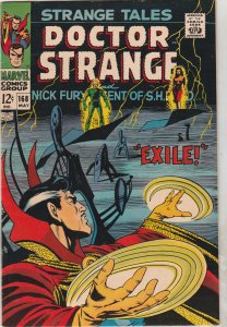 Strange Tales #168 (May-88) VF- High-Grade Steranko Fury, Dr. Strange Boca CERT!