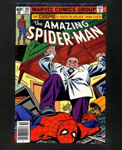 Amazing Spider-Man #197 Newsstand Variant Kingpin is back! Deadlier than Ever!