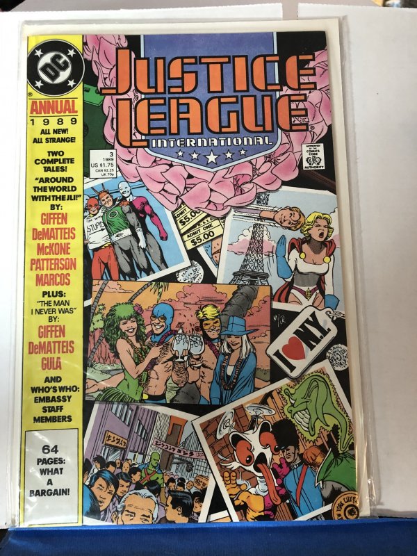 Justice League International Annual #3 (1989) VF ONE DOLLAR BOX!