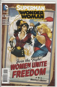 Superman Wonder Woman #9 Bombshell Variant DC Comics The New 52 NM