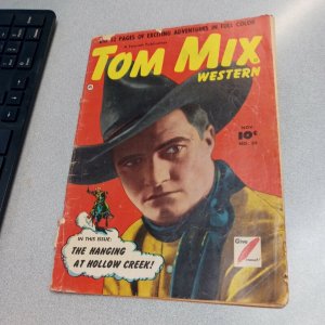 Tom Mix Western #35 1950- Golden Age Movie Star Hero Precode Fawcett comics