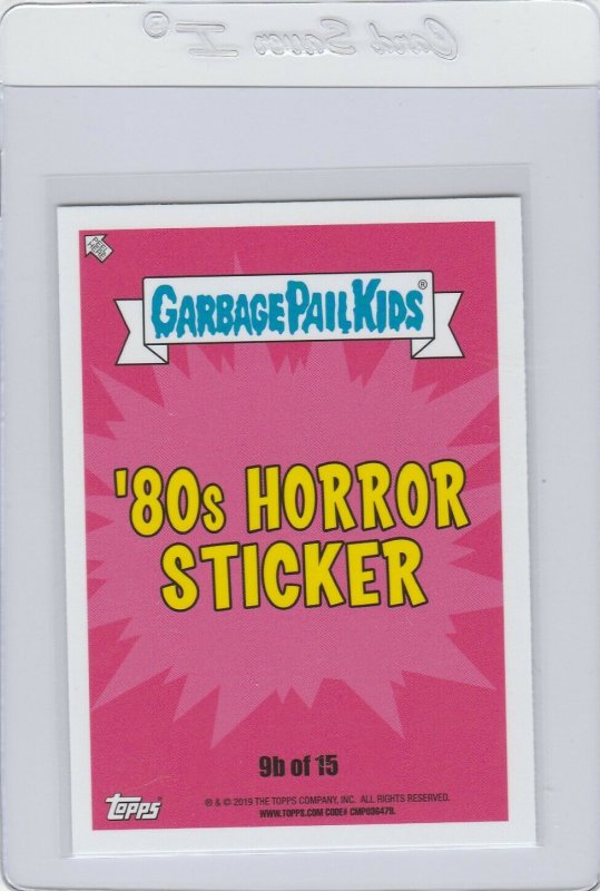 Garbage Pail Kids Hit And Ron 9b GPK 2019 Revenge of Oh The Horror-ible