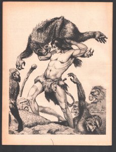 Echoes #4 1983-Pulp collecting info-Checklist of Tarzan competitors-Black cat...