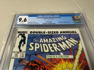 Amazing Spider-Man Annual # 19 CGC Graded 9.6 Marvel Comic Book Mary Jane JH30