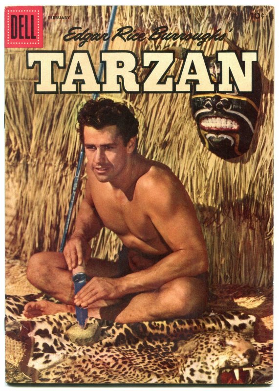 Tarzan Comics #89 1957- Gordon Scott photo cover- Dell Comics F/VF 