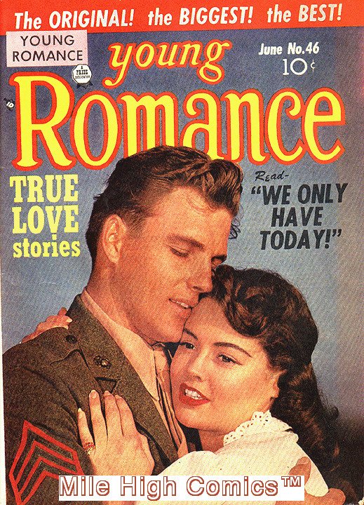 YOUNG ROMANCE (1947 Series)  (PRIZE) #46 Very Good Comics Book