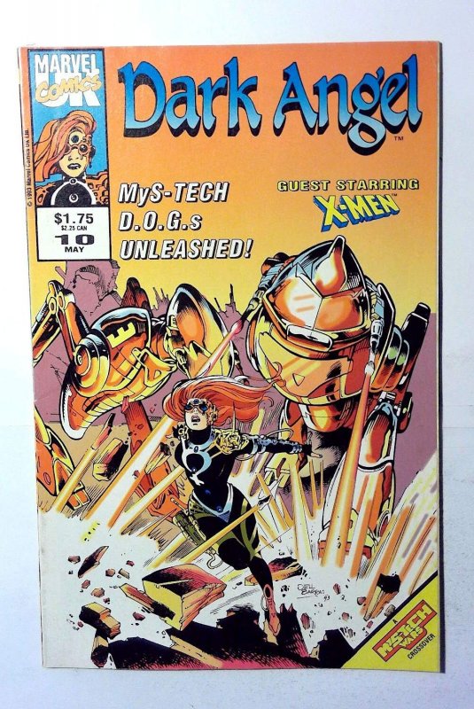 Dark Angel #10 (1993) Marvel UK Hell's Angel / Dark Angel 1st Print Comic Book