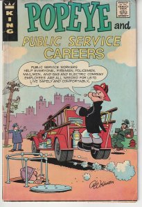 Popeye Career Education Series # E-11  Officer/Fireman Popeye
