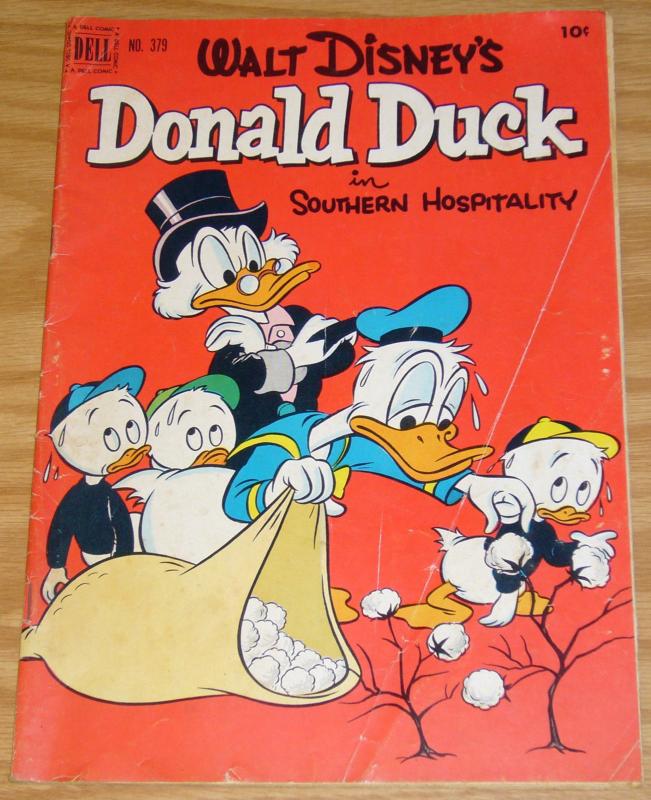 Four Color #379 VG+ donald duck in southern hospitality - uncle scrooge 1952