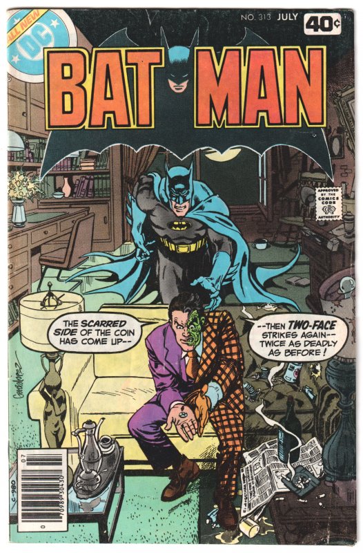 Batman #313 (1979) Key issue! 1st appearance Tim Fox!