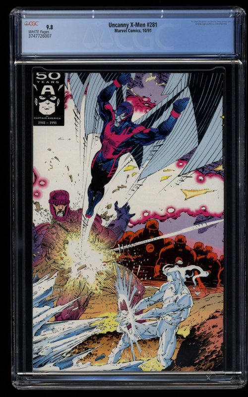 Uncanny X-Men #281 CGC NM/M 9.8 White Pages