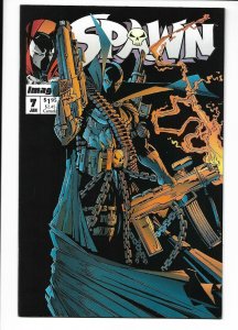 Spawn #7 Image 1993 NM 9.4+ Todd McFarlane cover. 