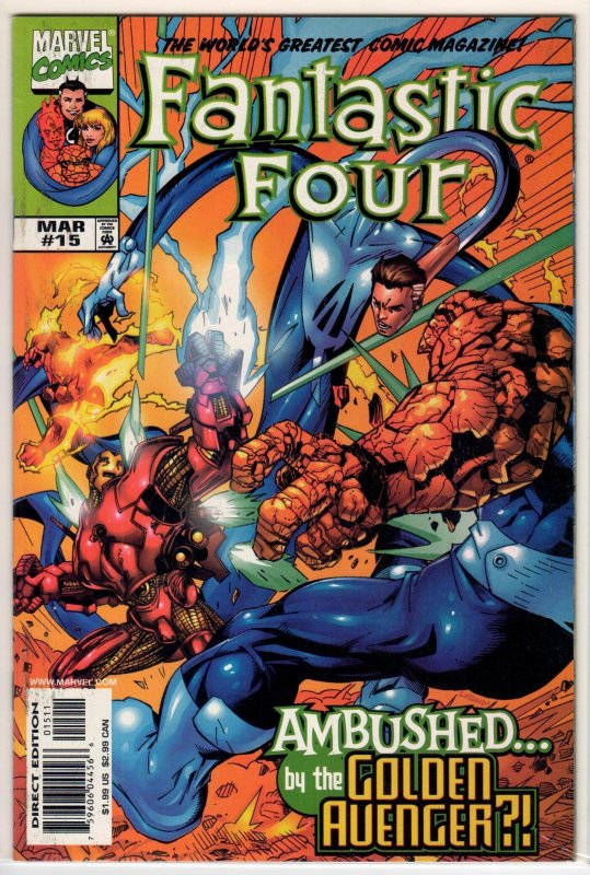 Fantastic Four #15 Direct Edition (1999) 9.2 NM-