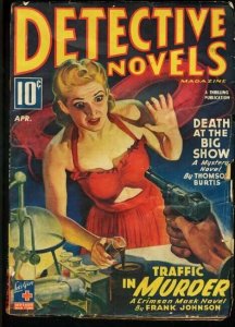 DETECTIVE NOVELS 1944 APR-GGA HEADLIGHT COVER G