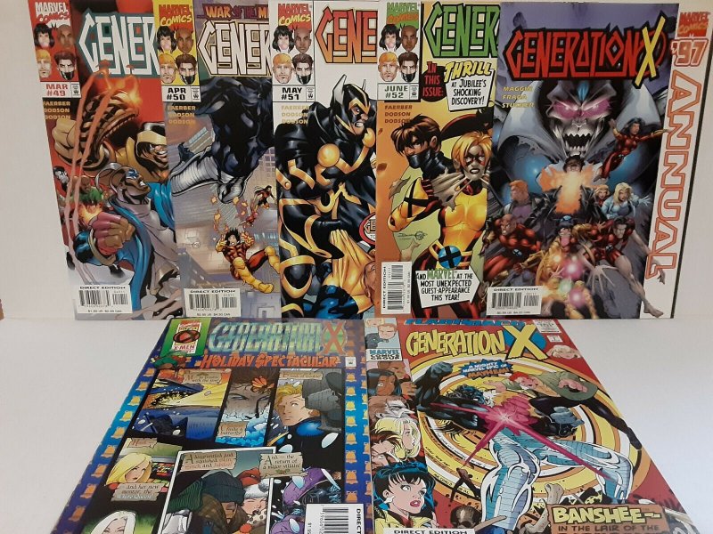 GENERATION X: 25 BOOKS - #3 - #52 - HOLIDAY/FLASHBACK/ANNUAL - FREE SHIPPING